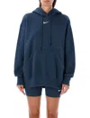 Nike Women's  Sportswear Phoenix Fleece Oversized Pullover Hoodie In Navy