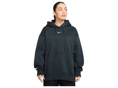 Nike Sportswear Phoenix Fleece Oversized Pullover Hoodie In Black