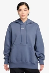 Nike Sportswear Phoenix Fleece Oversized Pullover Hoodie Sweatshirt In Blue, Women's At Urban Outfitters
