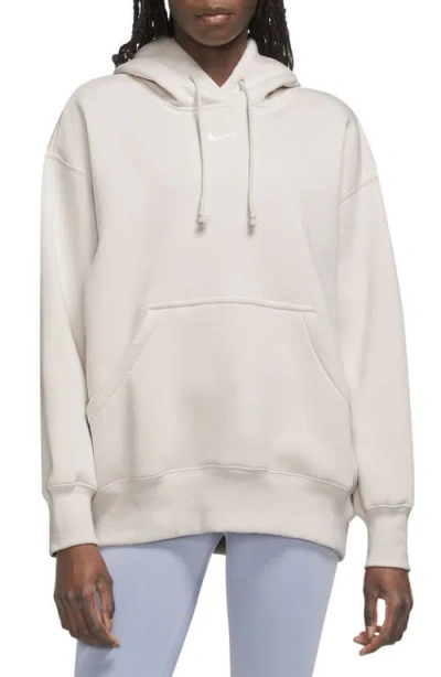 Nike Sportswear Phoenix Oversize Fleece Hoodie In Neutral