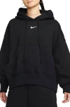 Nike Sportswear Phoenix Fleece Pullover Hoodie In Black
