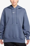 Nike Sportswear Phoenix Fleece Pullover Hoodie In Blue