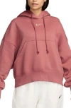 Nike Women's  Sportswear Phoenix Fleece Over-oversized Pullover Hoodie In Canyon Pink/sail