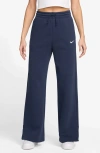 Nike Sportswear Phoenix High Waist Wide Leg Sweatpants In Blue