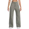 Nike Women's  Sportswear Phoenix Fleece High-waisted Wide-leg Sweatpants In Light Army/ Sail