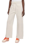 Nike Women's  Sportswear Phoenix Fleece High-waisted Wide-leg Sweatpants In Lt Orewood Brn/sail