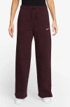 Nike Sportswear Phoenix High Waist Wide Leg Sweatpants In Purple