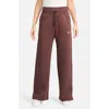 Nike Sportswear Phoenix High Waist Wide Leg Sweatpants In Rdsepa/sail