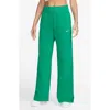 Nike Sportswear Phoenix High Waist Wide Leg Sweatpants In Stadium Green/sail