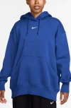 Nike Sportswear Phoenix Oversize Fleece Hoodie In Game Royal/sail