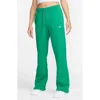 Nike Sportswear Phoenix Straight Leg Fleece Sweatpants In Green