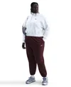 Nike Sportswear Plus Size Phoenix Fleece High-waist Oversized Sweatpants In Burgundy