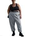 Nike Sportswear Plus Size Phoenix Fleece High-waist Oversized Sweatpants In Gray