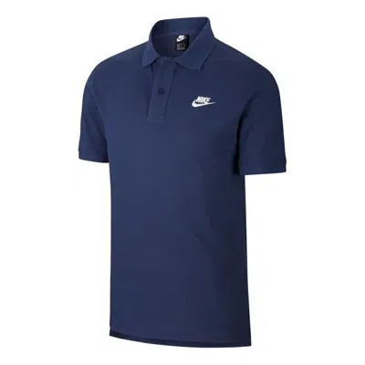 NIKE NIKE SPORTSWEAR POLO MATCHUP SHIRT 'BLUE'