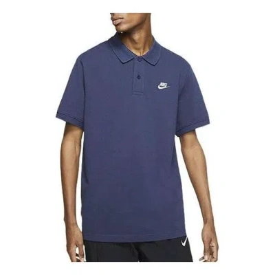 Nike Sportswear Polo Shirt 'navy' In Blue