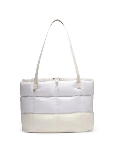 Nike Sportswear Puffle Tote Bag In White