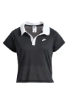 Nike Sportswear Retro Polo In Black