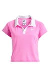 Nike Sportswear Retro Polo In Pink
