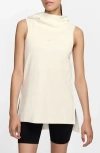 Nike Sportswear Serena Williams Design Sleeveless Hooded Tunic In Sail/sail