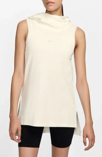 Nike Sportswear Serena Williams Design Sleeveless Hooded Tunic In Sail/sail