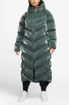 Nike Women's  Sportswear Windpuffer Therma-fit Loose Hooded Shine Parka In Vintage Green/vintage Green