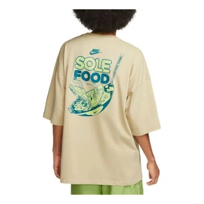 Nike Sportswear Sole Food T-shirt 'team Gold' In Neutral