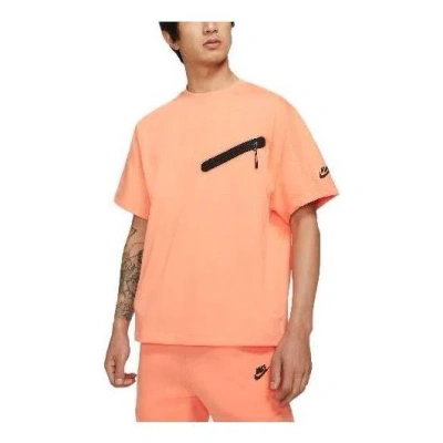 Nike Sportswear Solid Straight T-shirt 'orange'