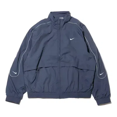 Nike Sportswear Solo Swoosh Woven Track Jacket 'blue'