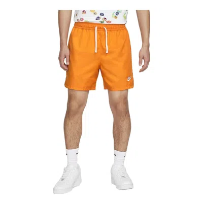 Nike Sportswear Sport Essentials Woven Lined Flow Shorts 'orange'