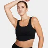 Nike Sportswear Sports Bra Women Black Padded Light Support Active Jax115 In Multi