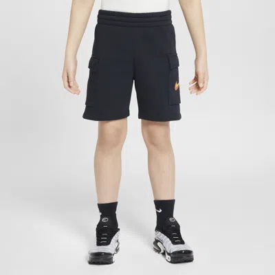 Nike Sportswear Standard Issue Big Kids' (boys') Fleece Shorts In Black