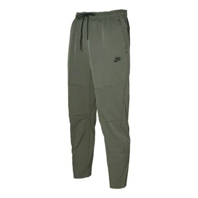 Nike Sportswear Straight Slim Fit Casual Sports Long Pants Green Army Green