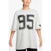 Nike Sportswear Street Oversize Cotton T-shirt In White