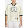 Nike Sportswear Street Oversize Short Sleeeve Graphic Jersey In White