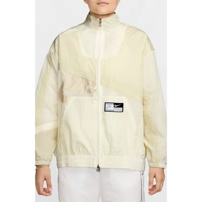 Nike Sportswear Street Water Repellent Jacket In Sail/light Ore Wood Brown