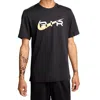 Nike Sportswear Swoosh Air Graphic T-shirt Black/gold Fn7704-070 Men's In Black