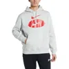 Nike Sportswear Swoosh League Fleece Pullover Hoodie 'light Grey Heather' In Gray