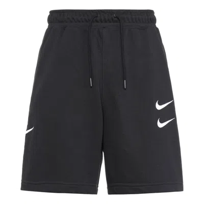 Nike Sportswear Swoosh Men's French Terry Shorts In Black