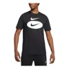 Nike Sportswear Swoosh Oval T-shirt 'black'