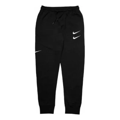 Nike Sportswear Swoosh Slim Fit Casual Sports Long Pants Black