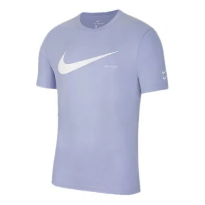 Nike Sportswear Swoosh Sports Short Sleeve Purple Light Purple