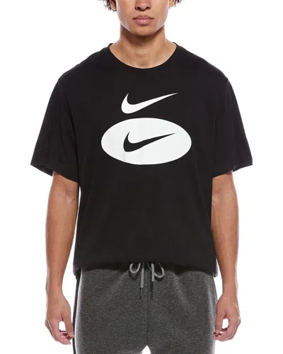Nike Sportswear Swoosh T-shirt In Black