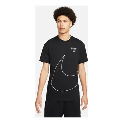 Nike Sportswear Swoosh T-shirt 'black'