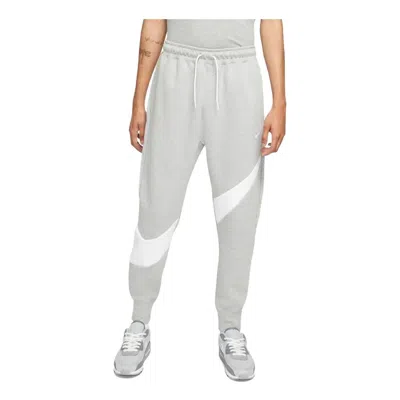 Nike Sportswear Swoosh Tech Sweatpants 'grey White' In Gray