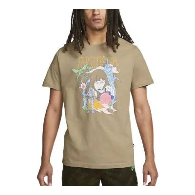 Nike Sportswear T Khaki In Brown