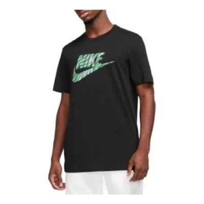Nike Sportswear T-shirt 'black Green'