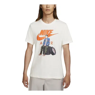 Nike Sportswear T-shirt 'pale Ivory' In Multi
