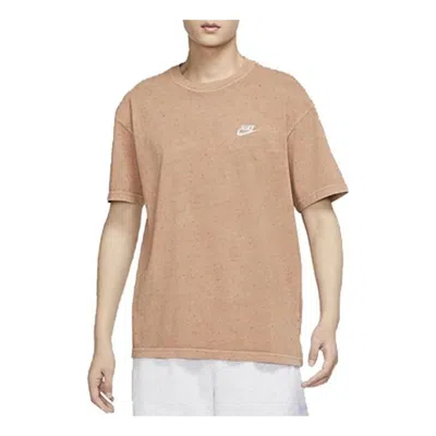 Nike Sportswear T-shirt 'tan' In Brown