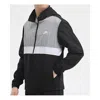 Nike Sportswear Tatting Jacket Coat Men White In Black