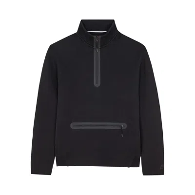 Pre-owned Nike Sportswear Tech Fleece 1/2 Zip Sweatshirt 'black/black'